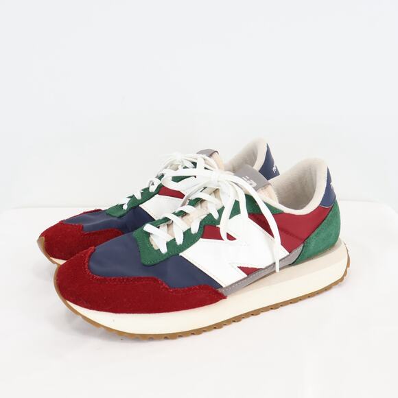 New Balance Men\'s 237V1 Scarlet Team Forest Green Size 9 main image 7